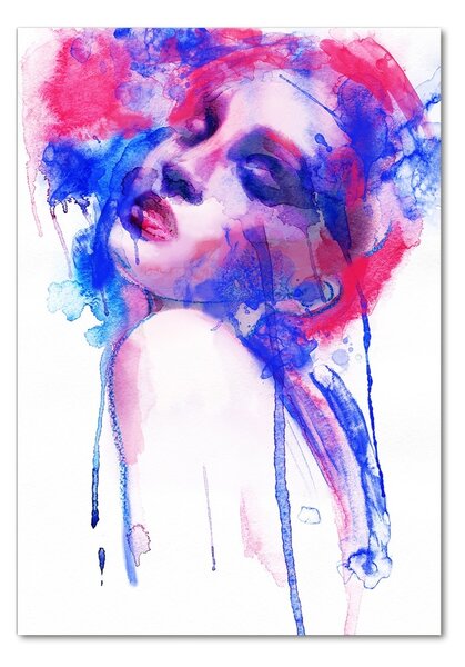 Tablou sticlă Abstracție femeie