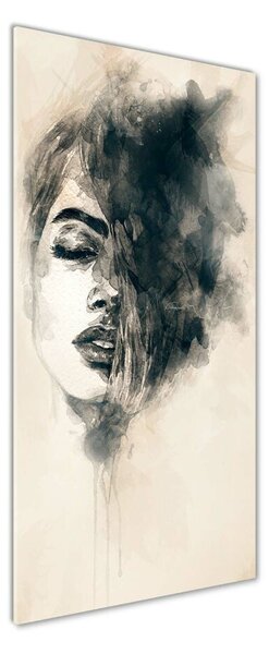 Tablou pe pe sticlă Abstracție femeie