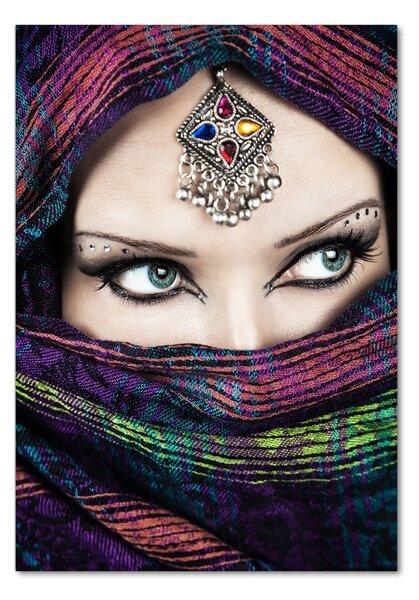 Tablou acrilic femeie indiană
