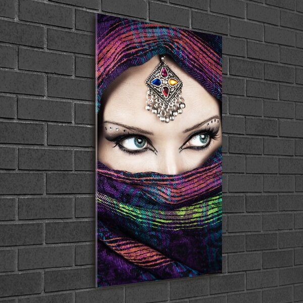 Tablou acrilic femeie indiană