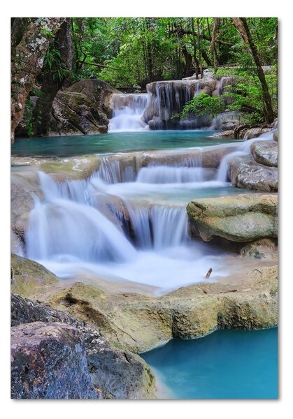 Tablou sticlă cascada Thailanda