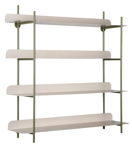 Raft verde/gri etajat din metal 60 cm Reina Cuatro – PT LIVING