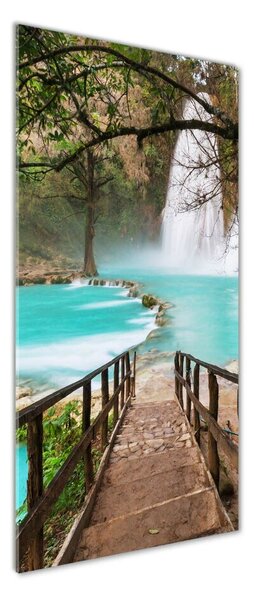 Tablou sticlă cascada Mexic