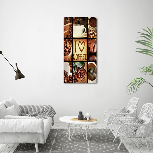 Tablou pe pânză canvas colaj de cafea