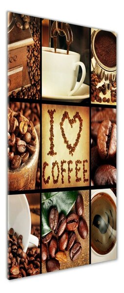 Tablou din Sticlă colaj de cafea