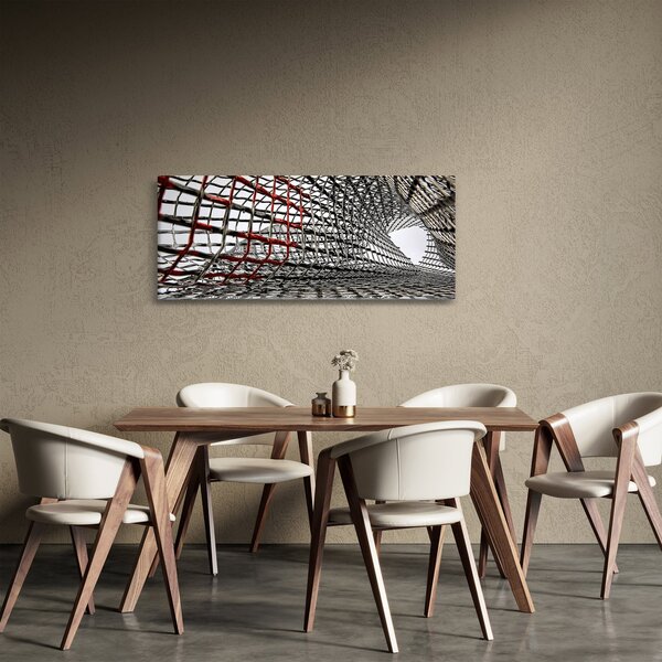 Tablou cu construcție din fier (120x50 cm)