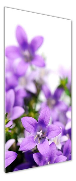 Fotografie imprimată pe sticlă clopote violet