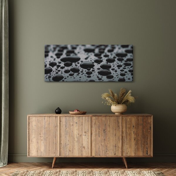 Tablou cu picături de apă (120x50 cm)