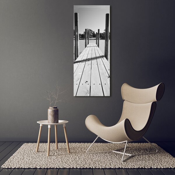 Print pe canvas debarcader din lemn