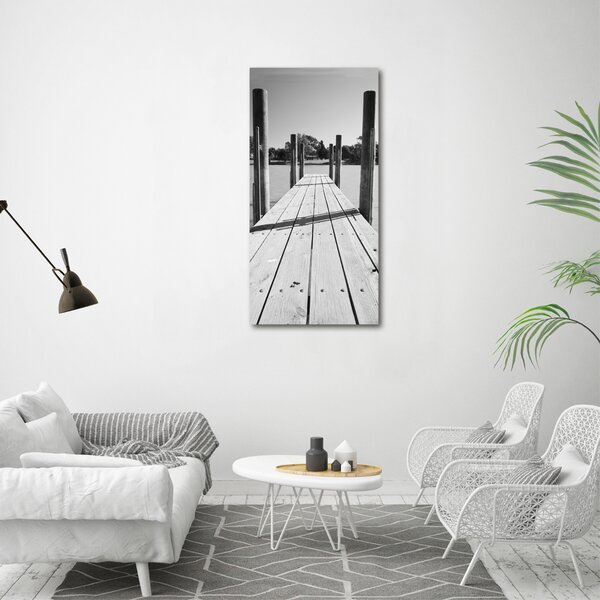 Print pe canvas debarcader din lemn