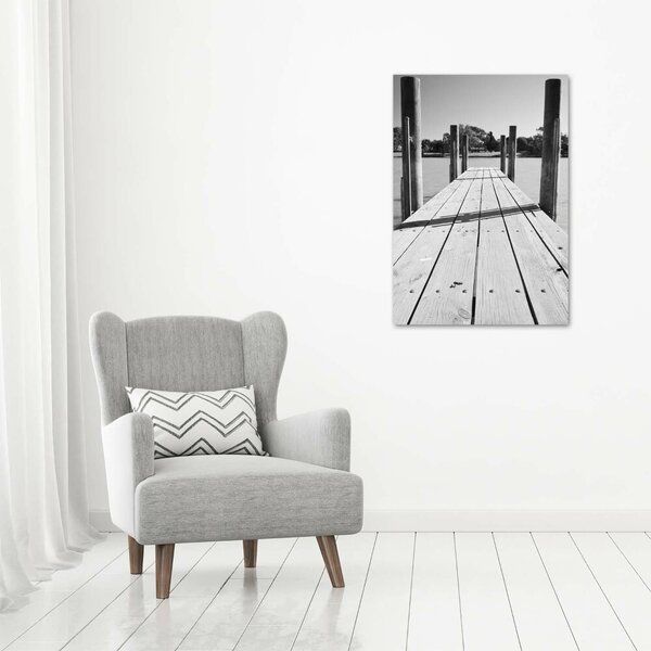 Print pe canvas debarcader din lemn