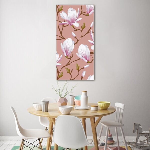 Fotografie imprimată pe sticlă Magnolie