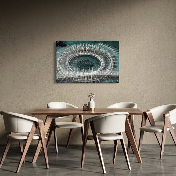 Tablou cu fântănă arteziană (90x60 cm)