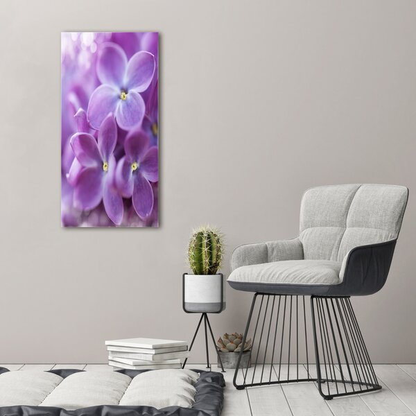 Tablou canvas flori de liliac