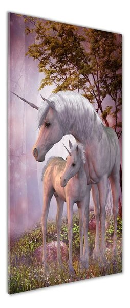 Tablou acrilic unicorni