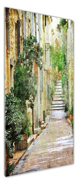 Fotografie imprimată pe sticlă străzile italiene