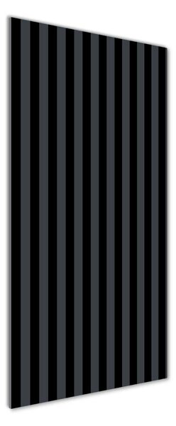 Tablou sticlă dungi negre și gri