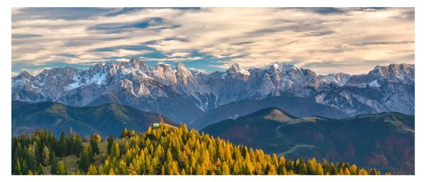 Tablou - panorama montană (120x50 cm)