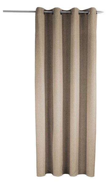 Draperie maro 135x245 cm Len Uni – Sehlbach