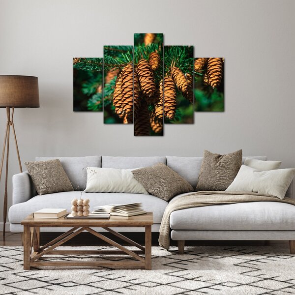 Tablou cu con de brad (150x105 cm)