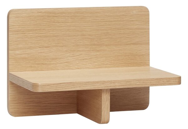 Raft în culoare naturală cu aspect de lemn de stejar 35 cm Less – Hübsch