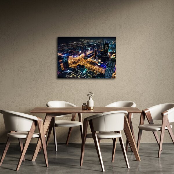Tablou cu oraș nocturn (70x50 cm)