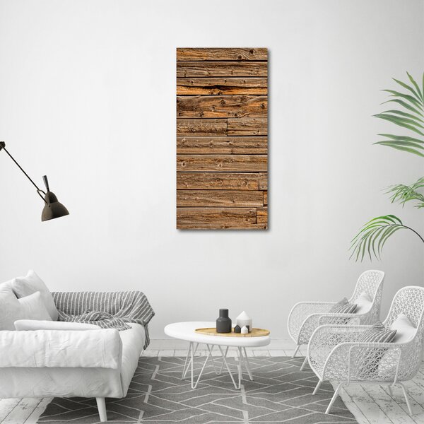Tablou canvas de perete din lemn