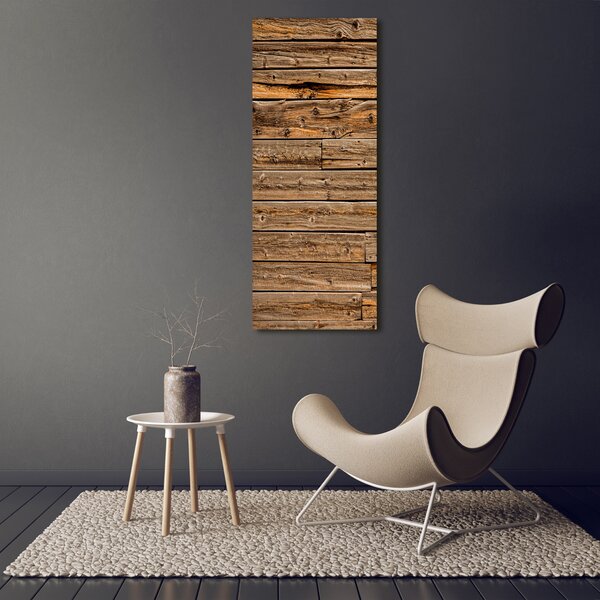 Tablou canvas de perete din lemn