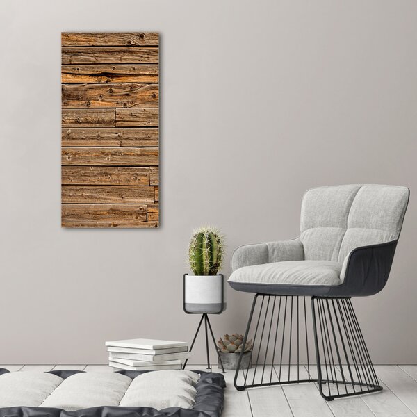 Tablou canvas de perete din lemn