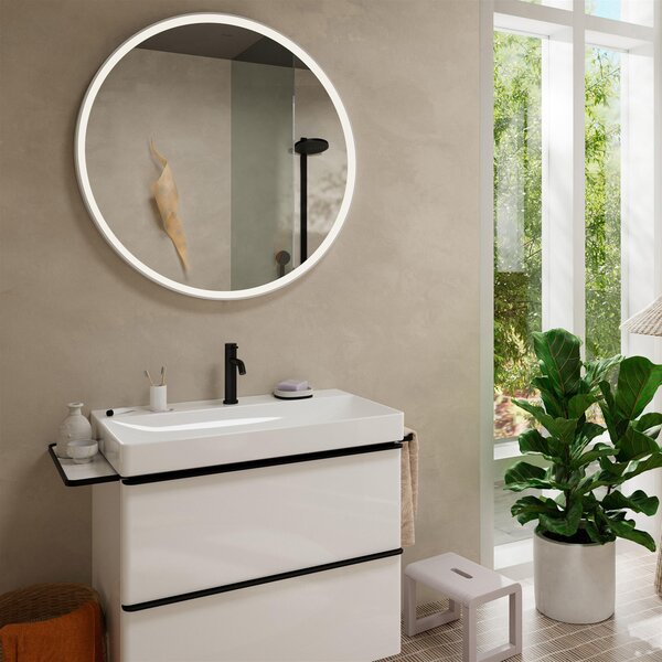 Hansgrohe Tecturis S baterie lavoar stativ negru 73311670