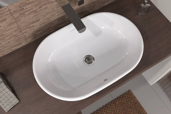 Villeroy & Boch Architectura lavoar 60x40 cm ovale de blat alb luciu 5A266001