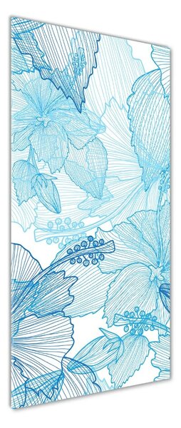 Tablou din Sticlă flori Hawaii