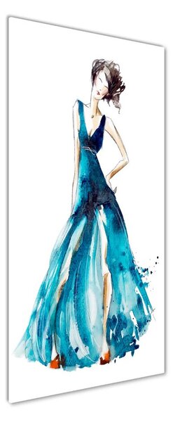 Tablou din Sticlă ilustrare de moda
