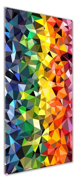 Tablou pe pe sticlă fundal geometrică
