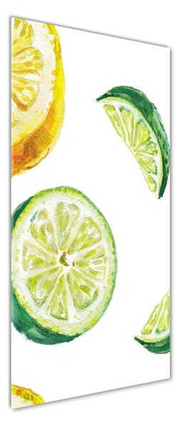 Fotografie imprimată pe sticlă Limes și lămâi