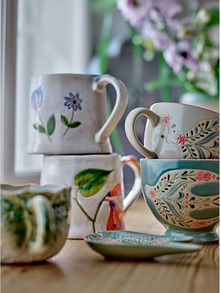 Căni albe 4 buc. din ceramică 400 ml Rosalynde – Bloomingville