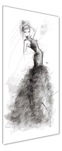 Tablou din Sticlă ilustrare de moda