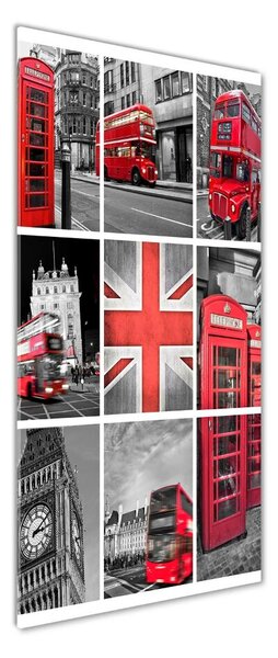Tablou sticlă colaj Londra