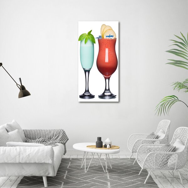 Tablou pe pânză cocktail-uri colorate