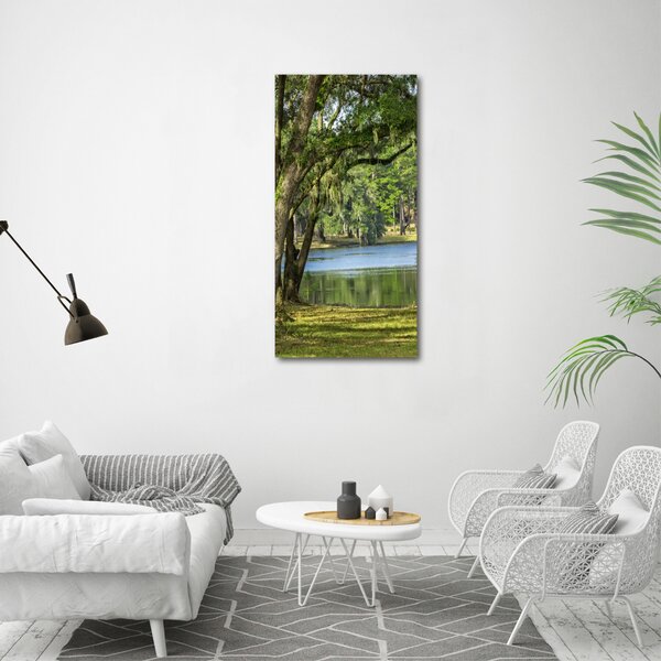 Imprimare tablou canvas Lacul în parc