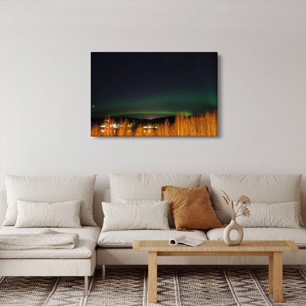Tablou cu aurora borealis (90x60 cm)