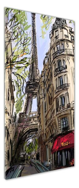Fotografie imprimată pe sticlă Turnul Eiffel din Paris