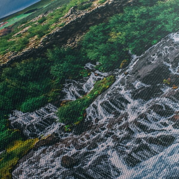 Tablou cu cascade în natură (120x50 cm)