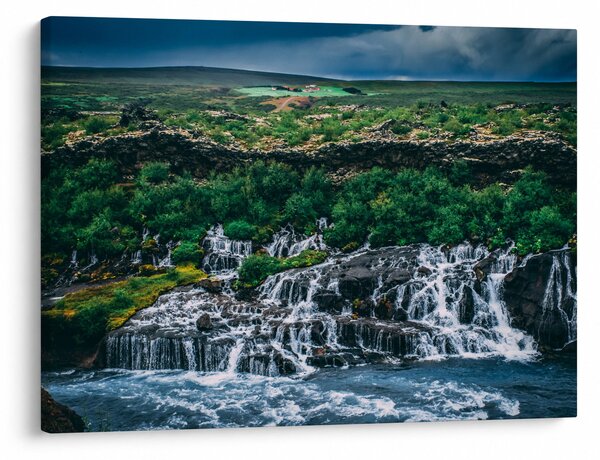 Tablou cu cascade în natură (70x50 cm)