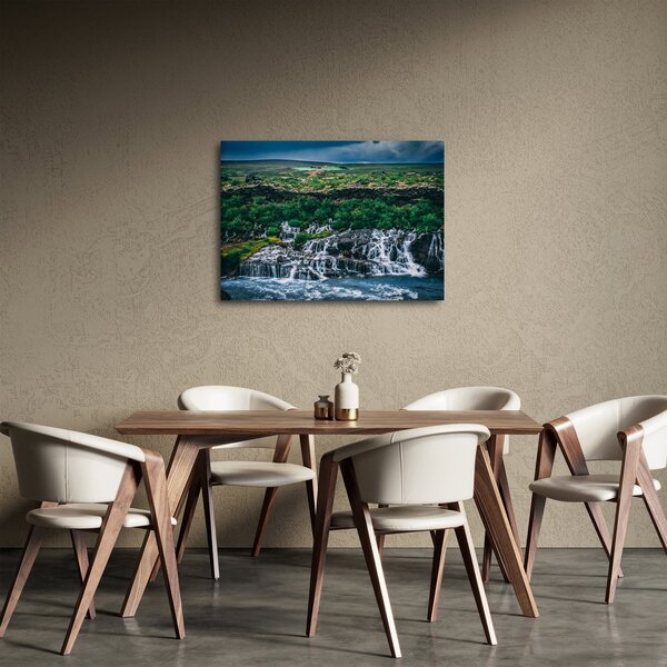 Tablou cu cascade în natură (70x50 cm)
