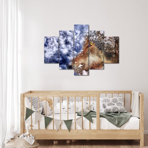 Tablou cu lup (150x105 cm)