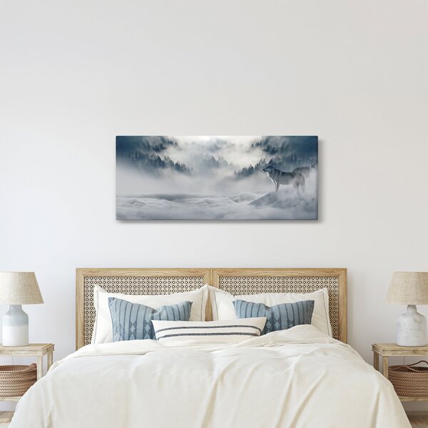 Tablou cu lupi (120x50 cm)