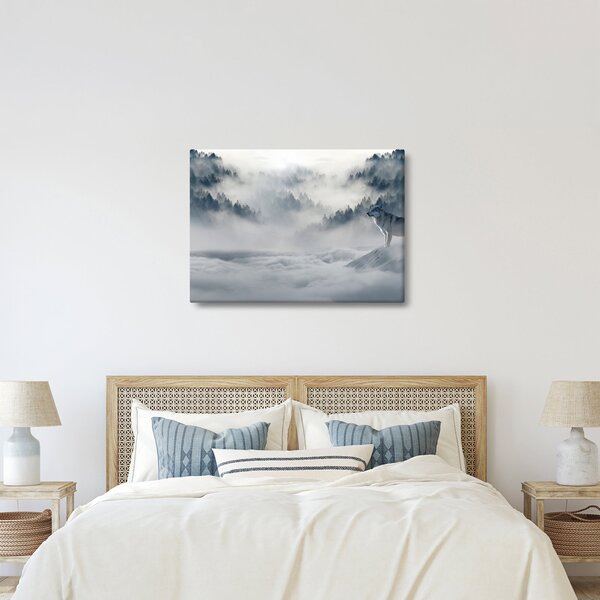 Tablou cu lupi (70x50 cm)
