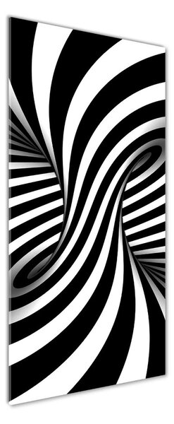 Tablou pe pe sticlă vârtej abstract
