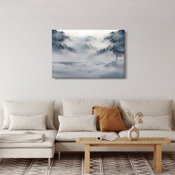 Tablou cu lupi (90x60 cm)